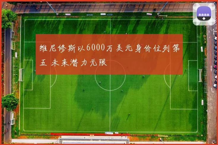 维尼修斯以6000万美元身价位列第五 未来潜力无限